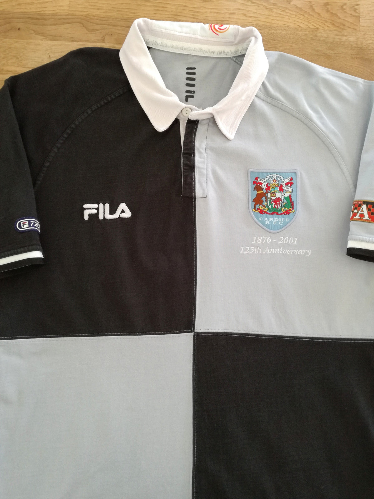 2001 Cardiff RFC 125th Anniversary Rugby Shirt