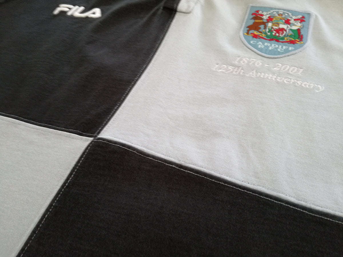 2001/02 Cardiff RFC Home '125th Anniversary' Rugby Shirt (L)