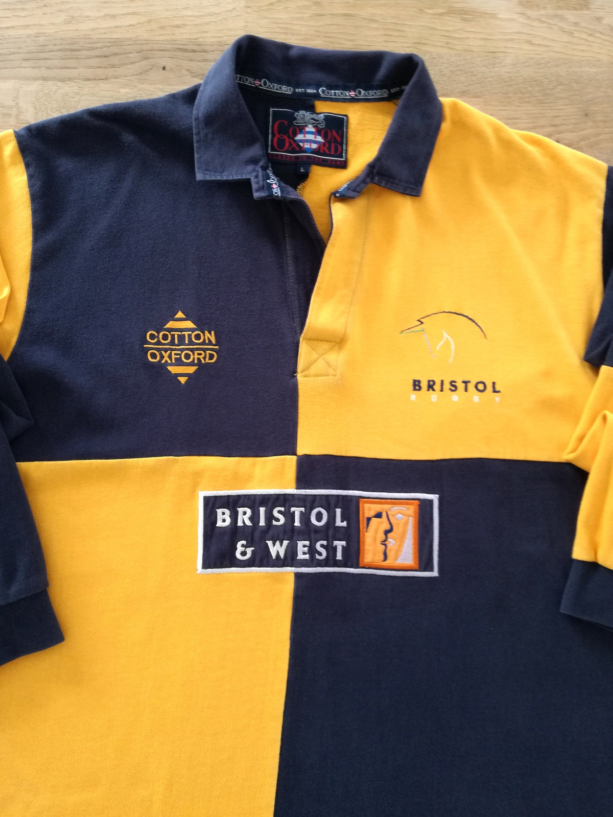 1998/99 Bristol Away Long Sleeve Rugby Shirt