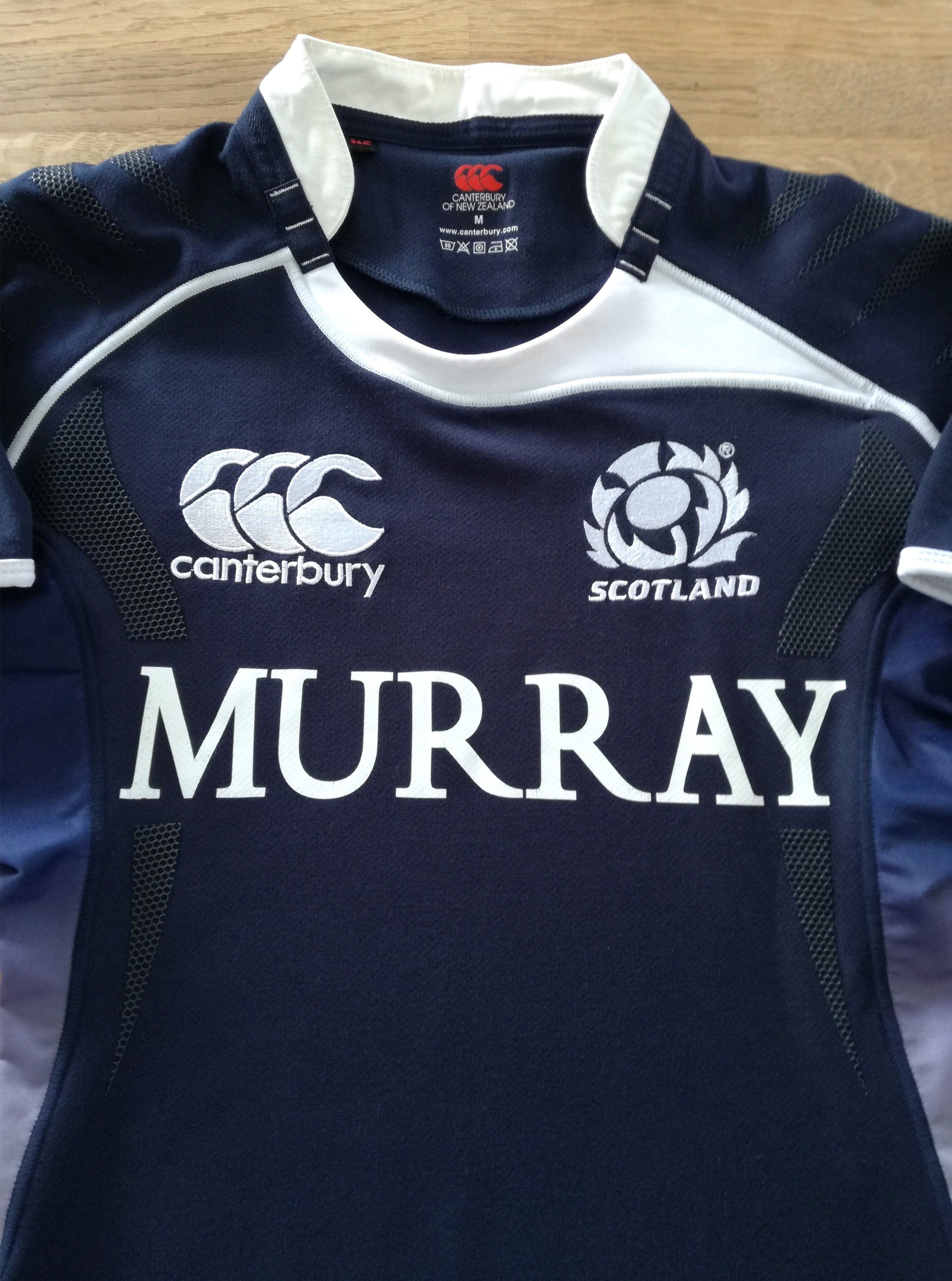 2009/10 Scotland Home Player Issue Rugby Shirt