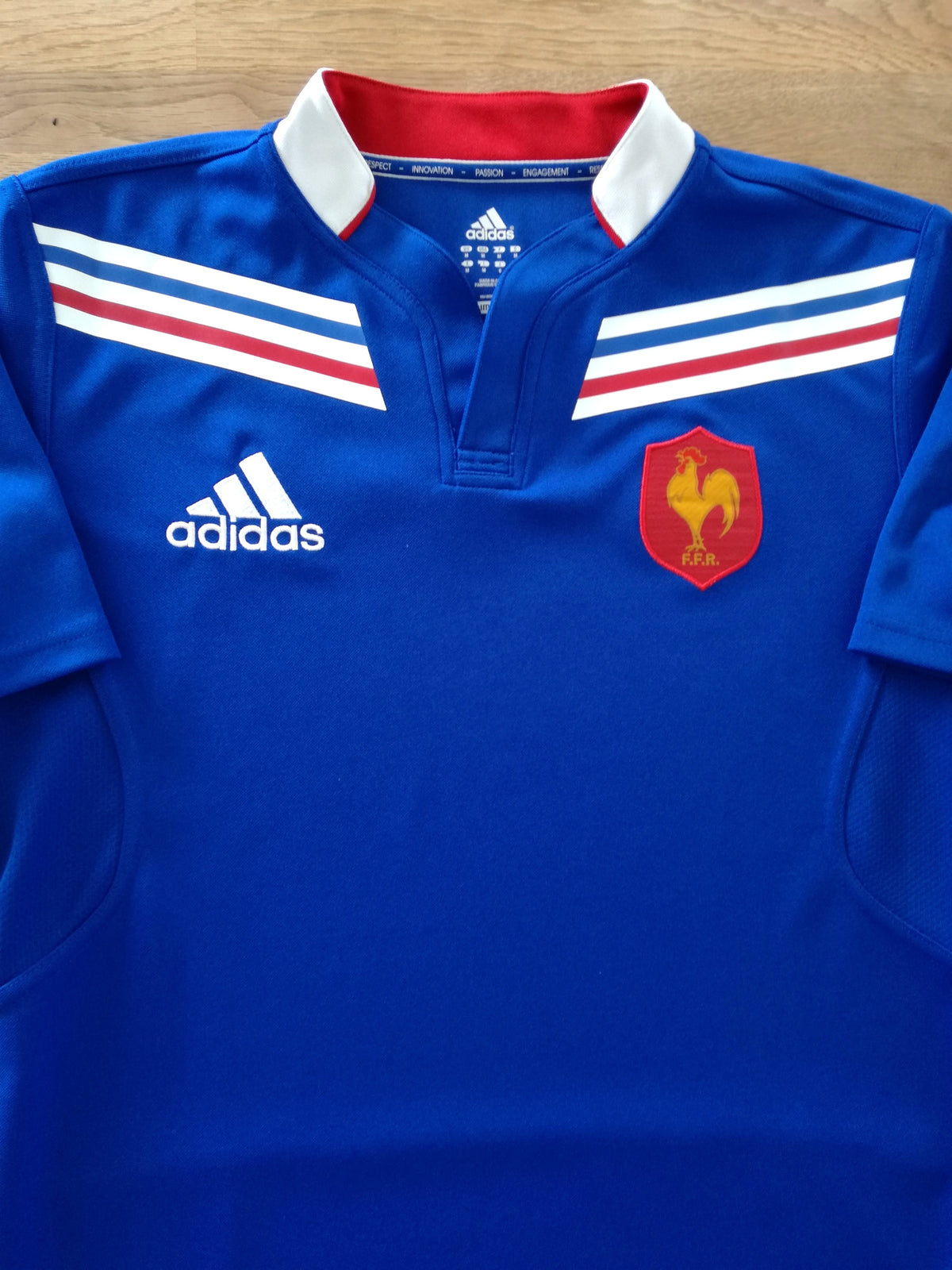 2012/13 France Home Rugby Shirt