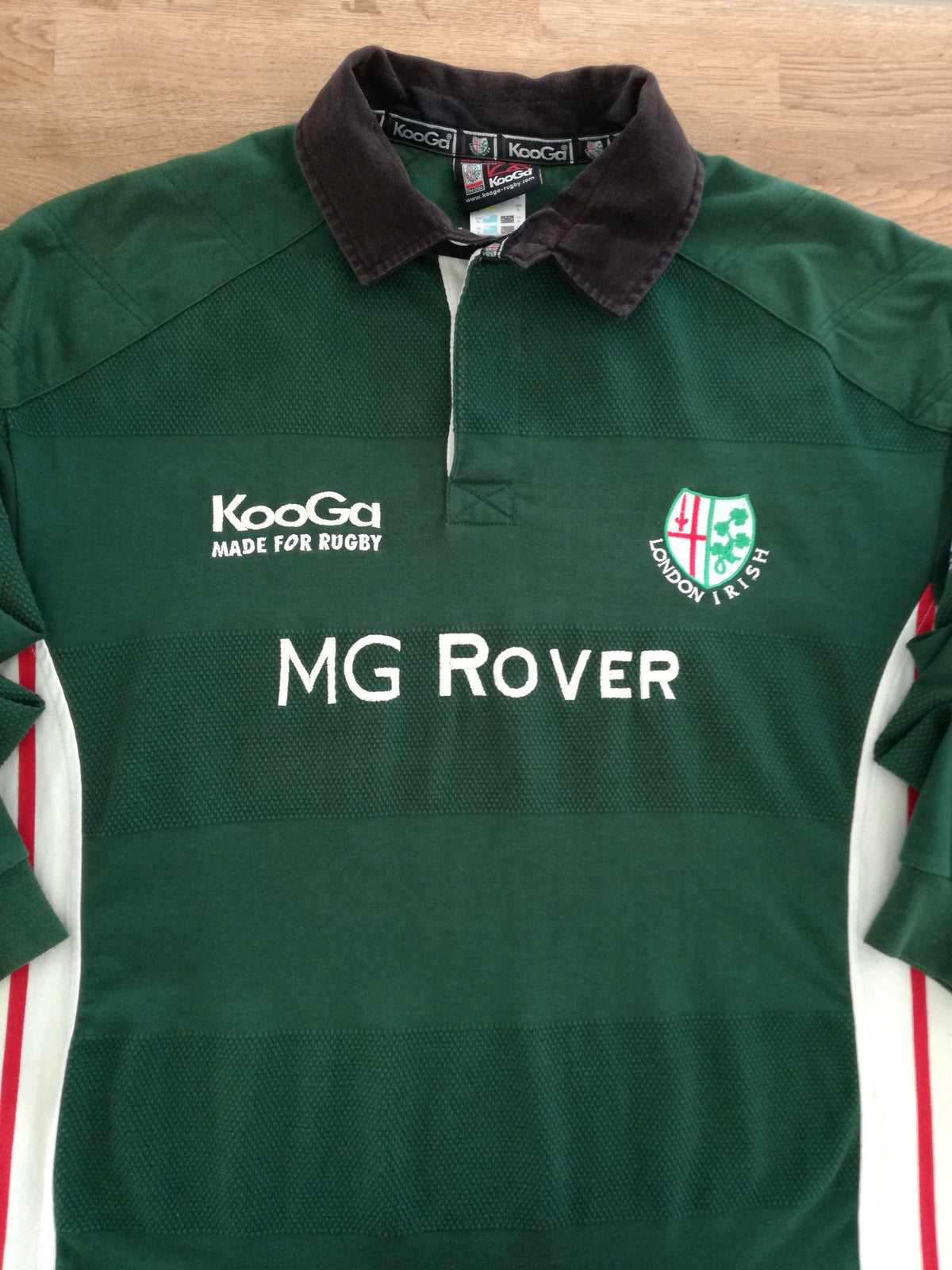 2001/02 London Irish Home Long Sleeve Rugby Shirt