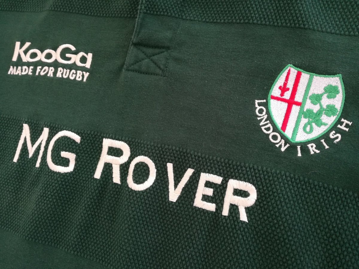 2001/02 London Irish Home Rugby Shirt. (XL)