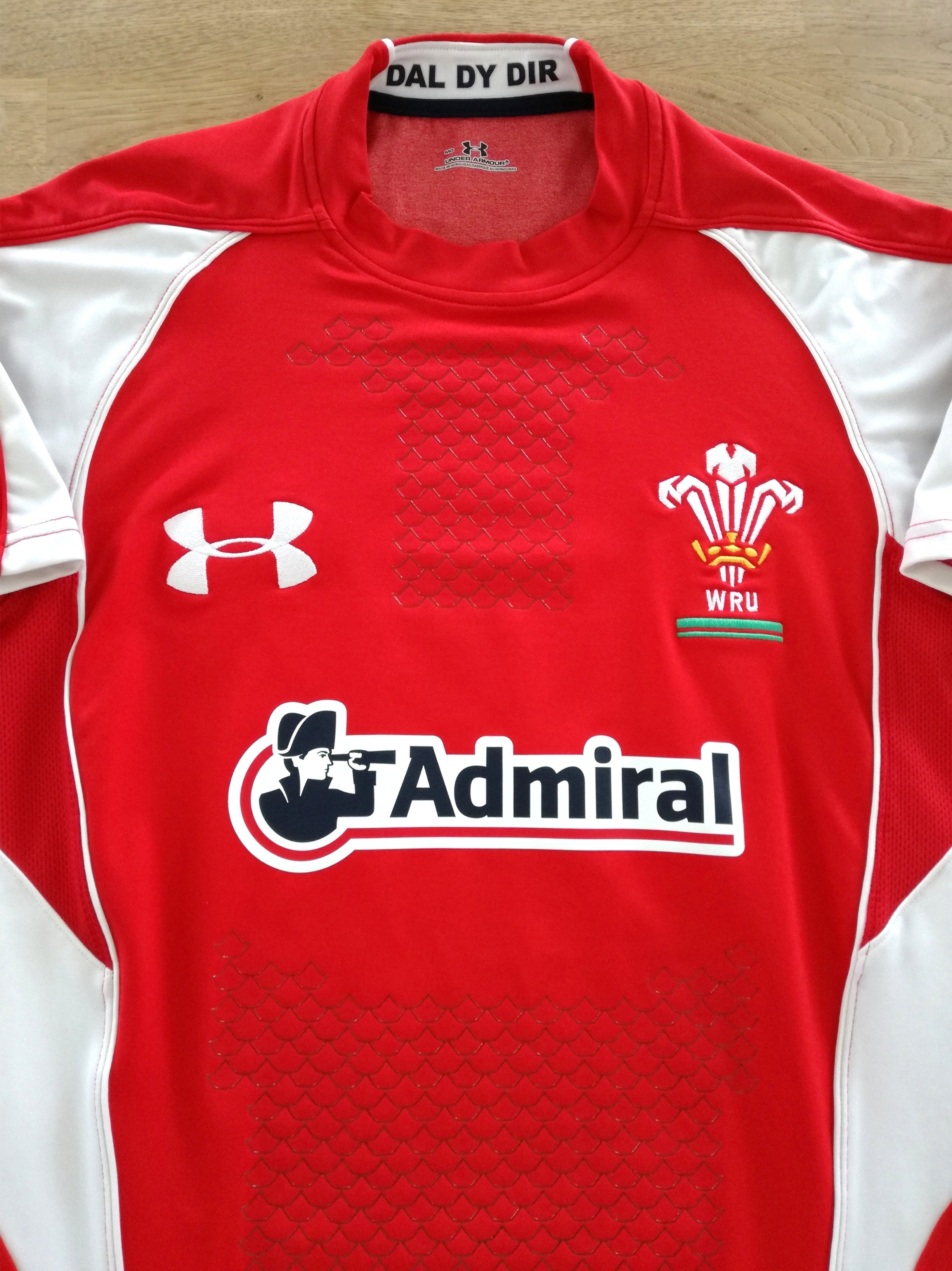 2010/11 Wales Home Player Issue Rugby Shirt