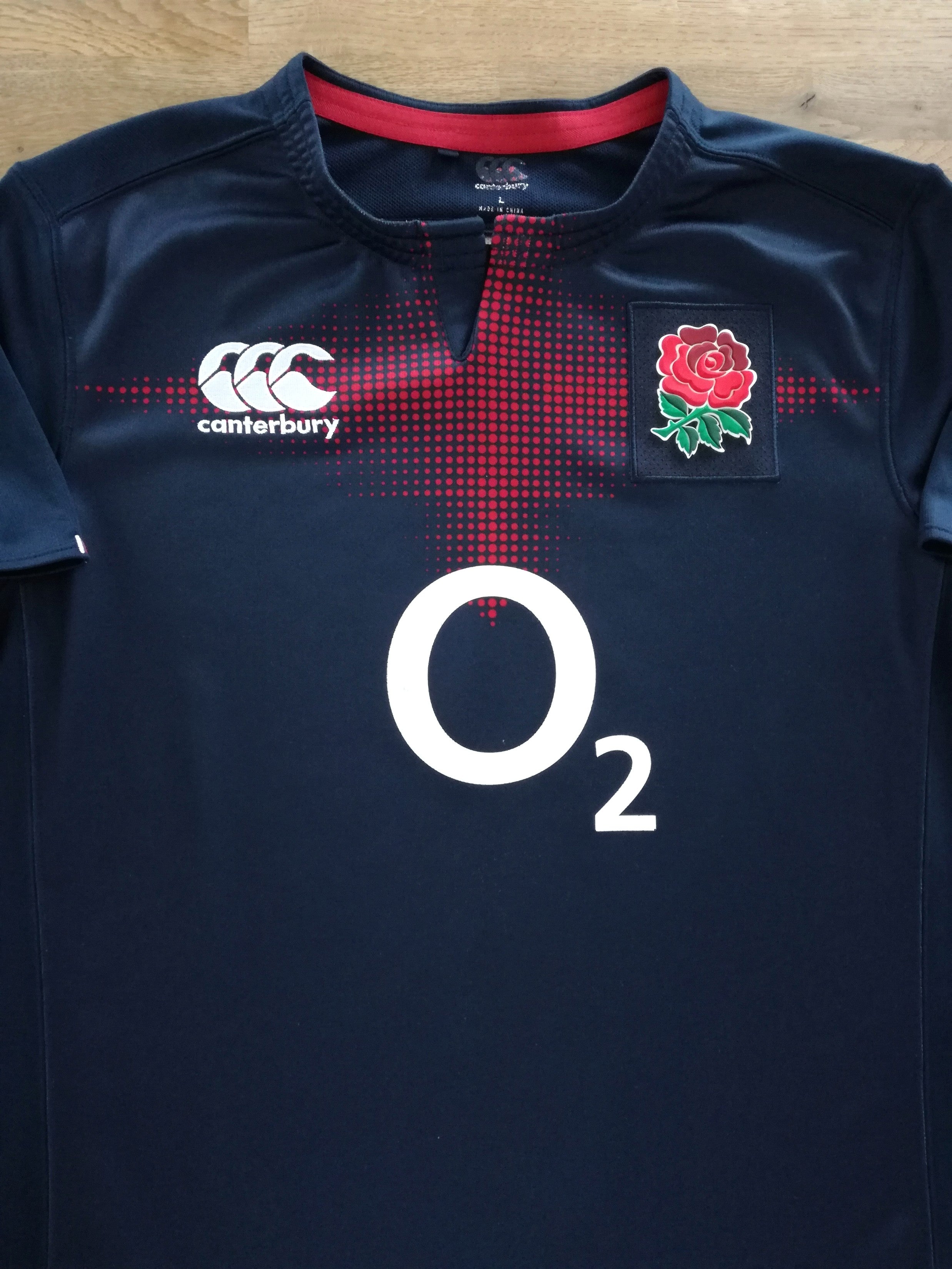 2016/17 England Away Vapodri+ Rugby Shirt
