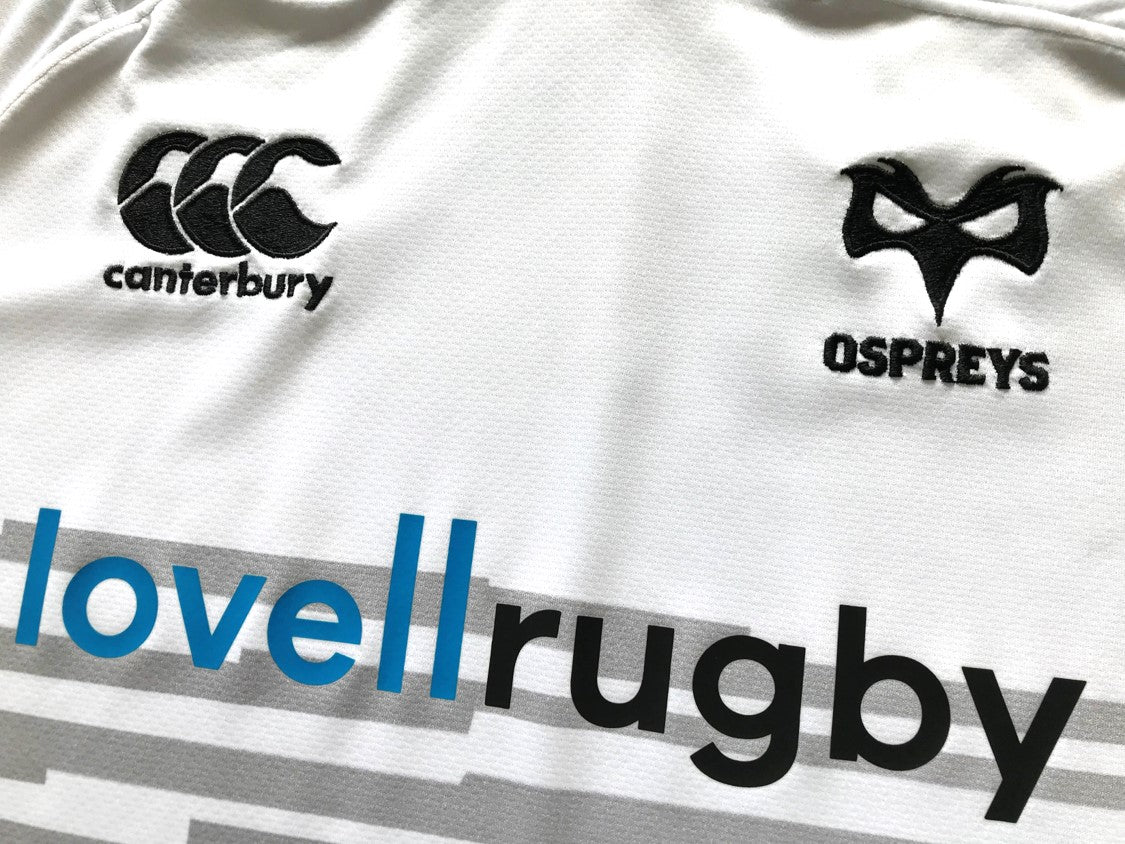 2017/18 Ospreys Away Rugby Shirt (M)