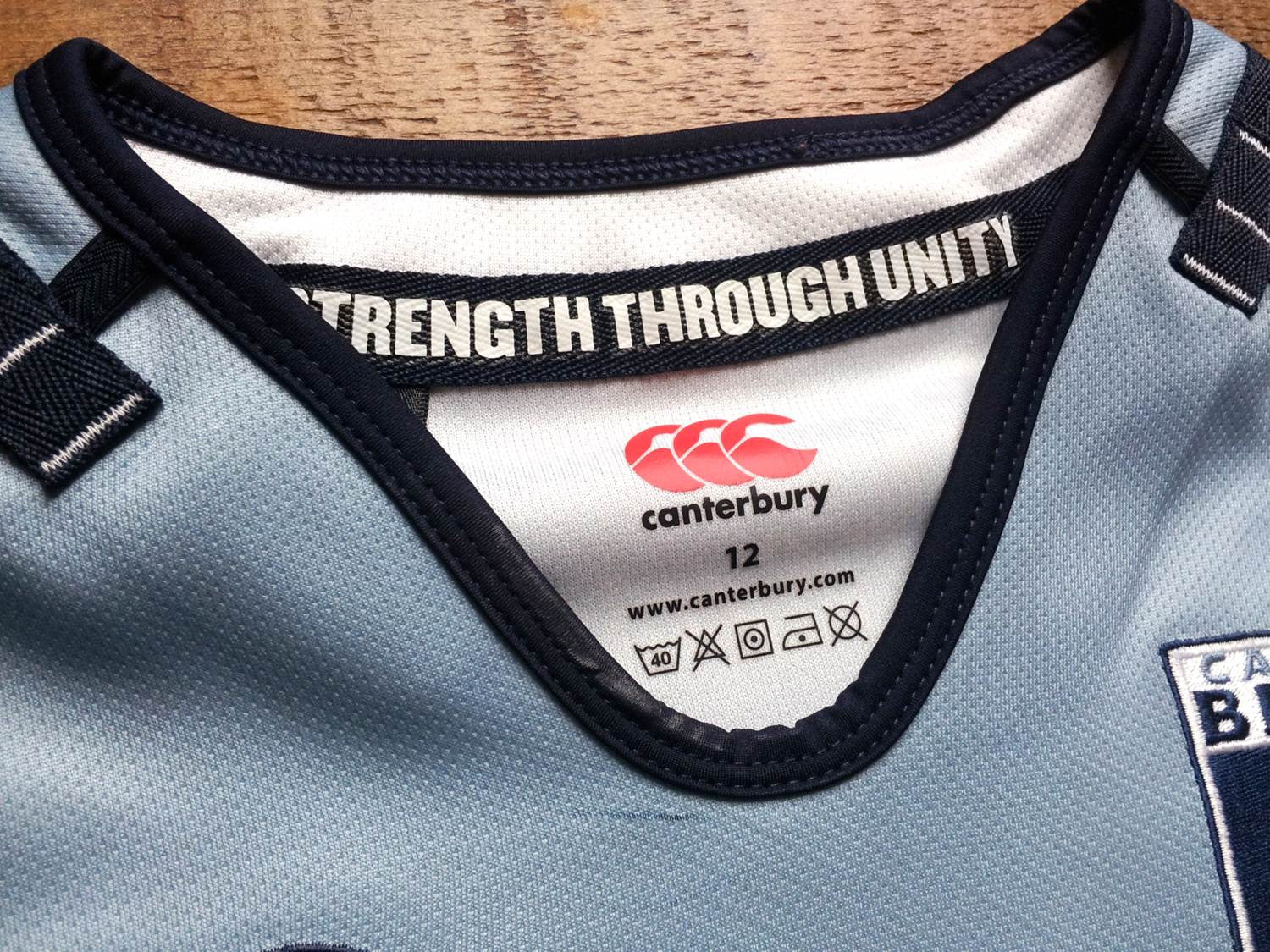2011/12 Cardiff Blues Home Rugby Shirt Women's (Size 12)