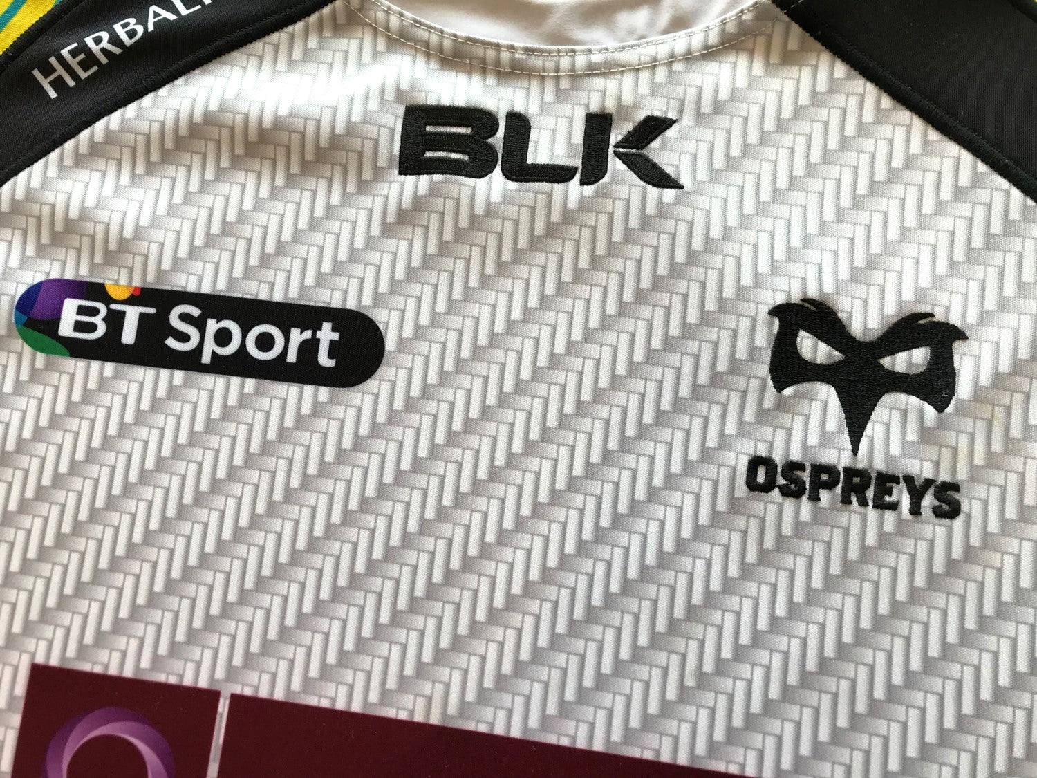 2014/15 Ospreys Away Rugby Shirt (M)