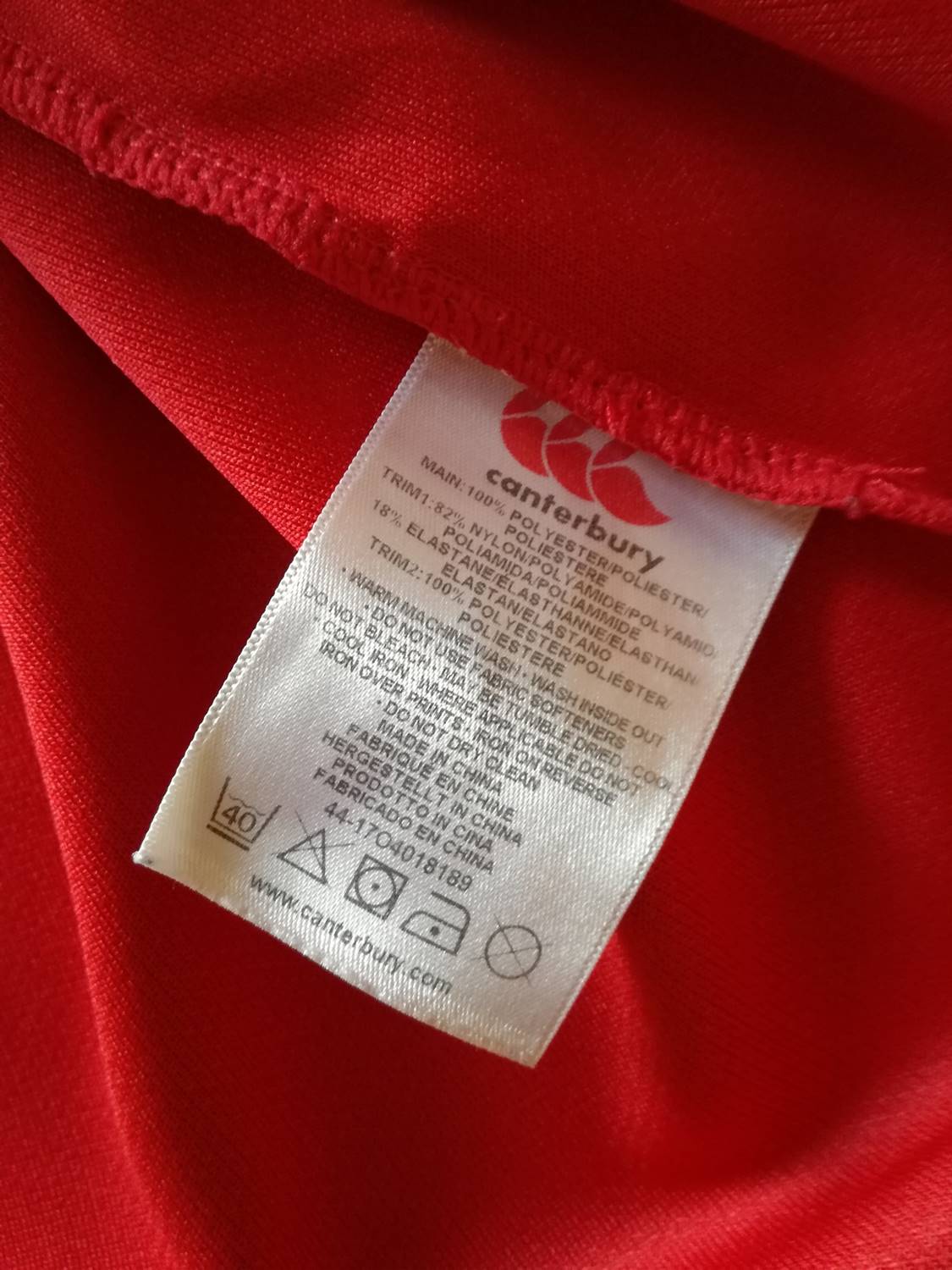 2014/15 England Away Vapodri Rugby Shirt (M)