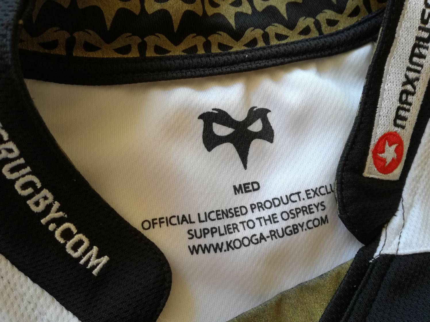 2009/10 Ospreys Away Rugby Shirt (M)