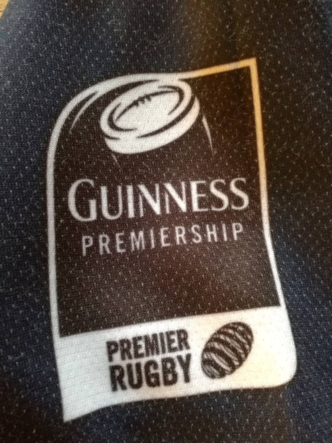 2007/08 Leeds Carnegie Home Premiership Player Issue Rugby Shirt Vasey #10 (Signed) (S)