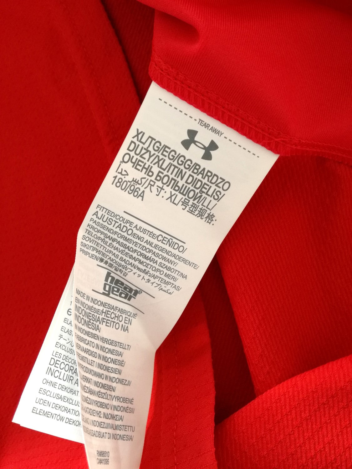 2015/16 Wales Home 'Fitted' Rugby Shirt (XL)