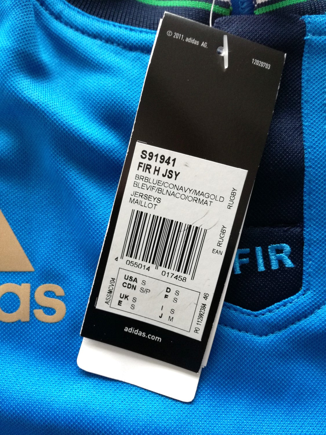 2015/16 Italy Home Rugby Shirt (S) *BNWT*