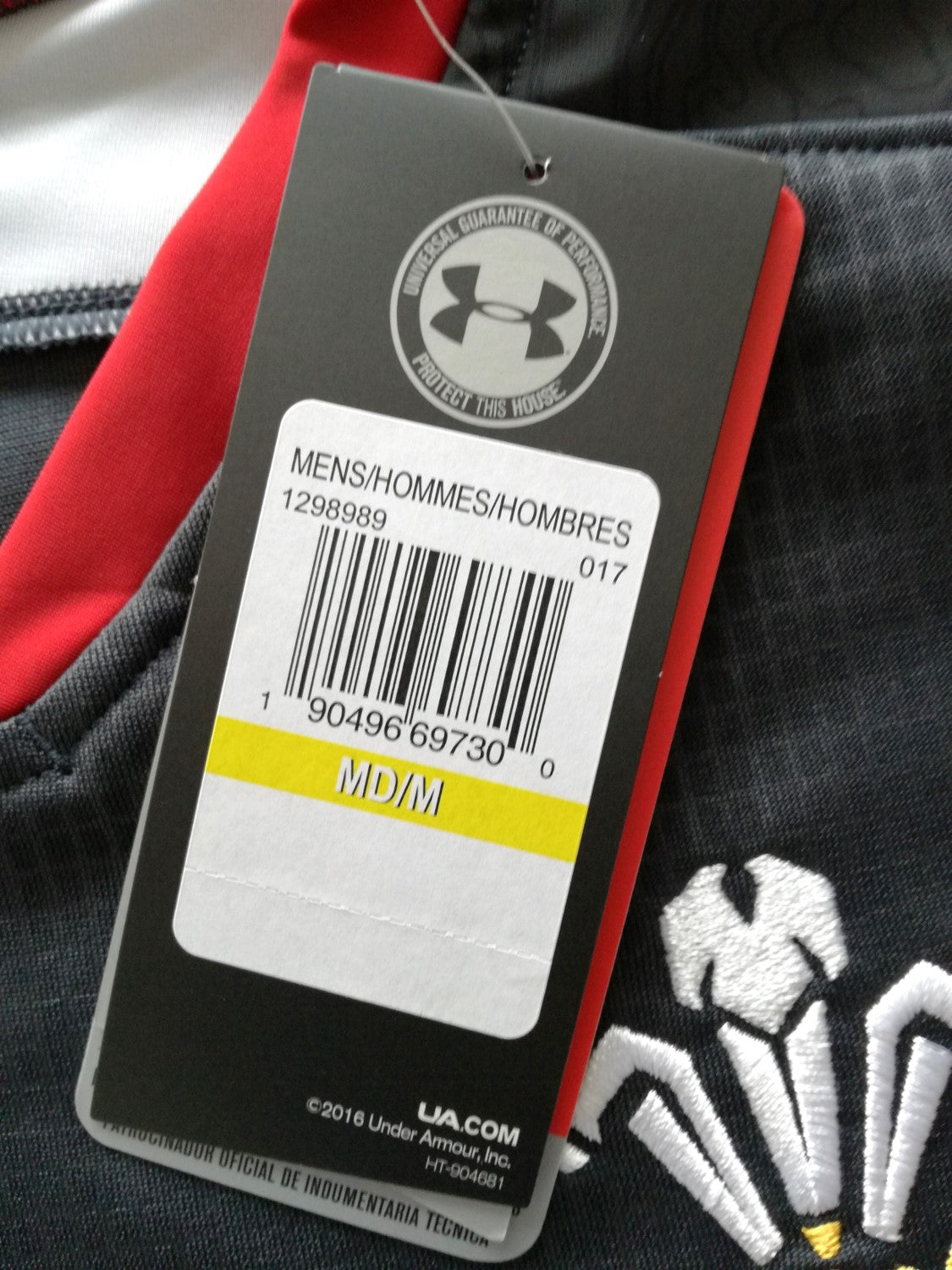 2017/18 Wales Away Rugby Shirt (M) *BNWT*