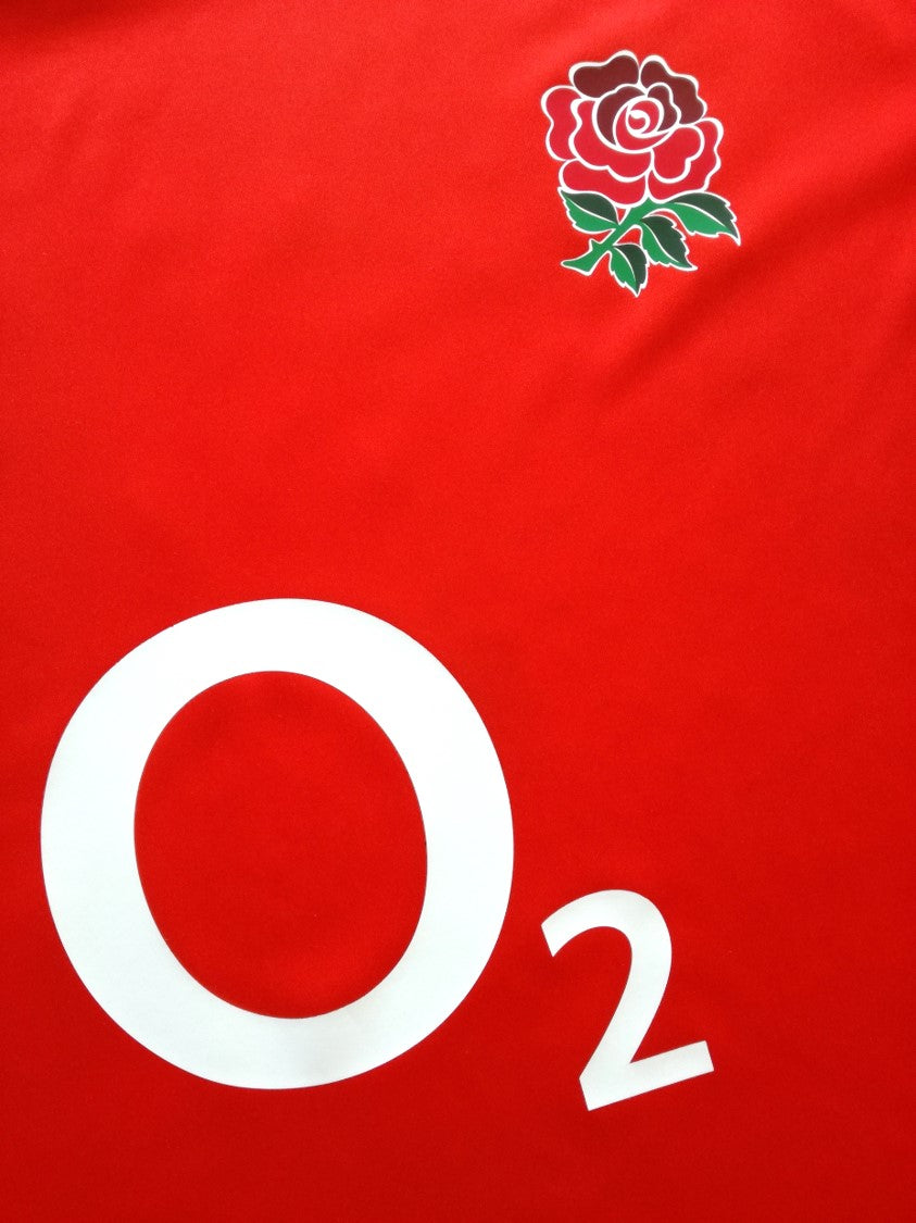 2017/18 England Rugby Training Shirt - Red (XXL)