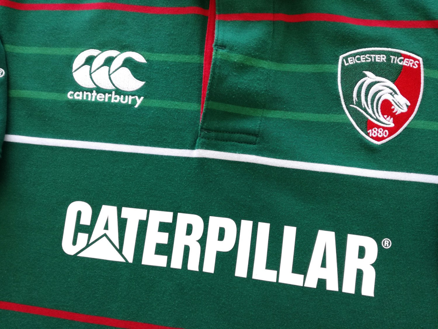 2014/15 Leicester Tigers Home Rugby Shirt (3XL)