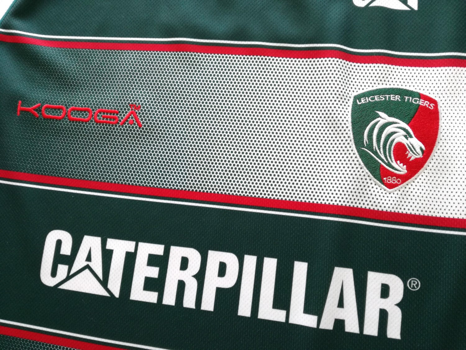 2015/16 Leicester Tigers Home Pro-Fit Rugby Shirt (M)