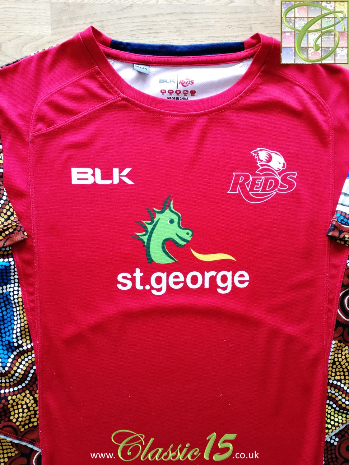 2015 Queensland Reds Indigenous Training Shirt (XL)