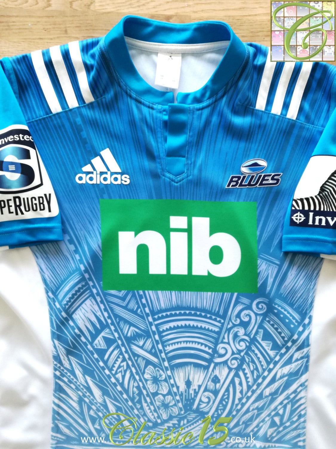 2016 Blues Away Super Rugby Shirt (L)