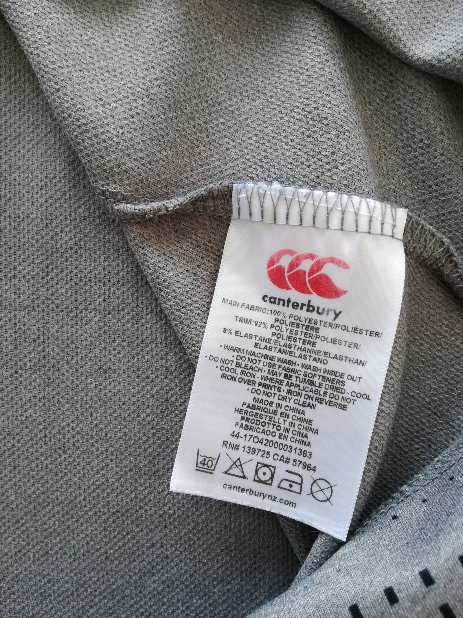 2019 England Vapodri+ Rugby Training Shirt (XL)