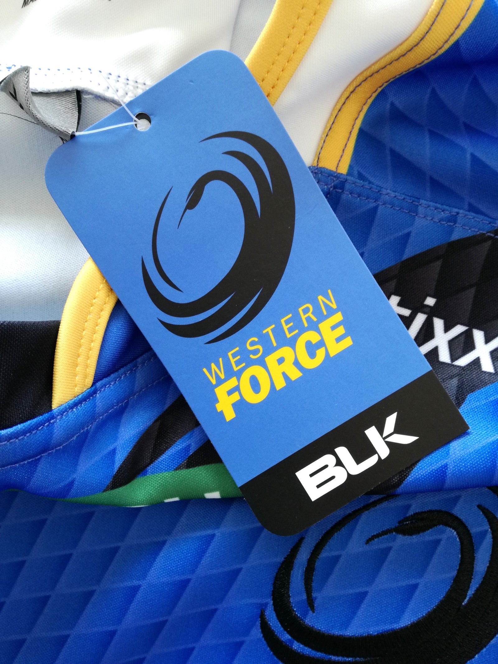 2016 Western Force Home Rugby Shirt (L) *BNWT*