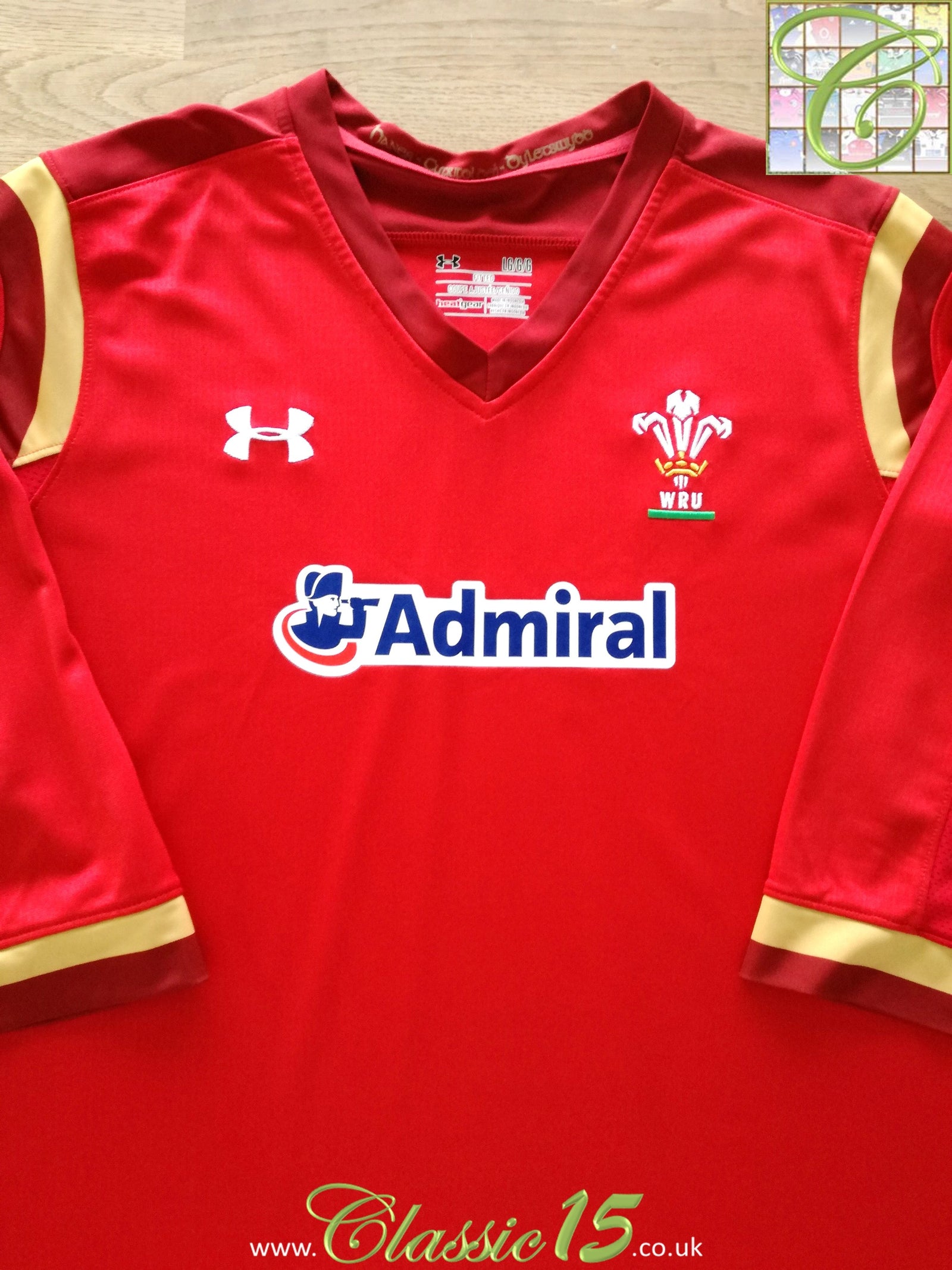 2015/16 Wales Home Rugby Shirt (W) (XXL)