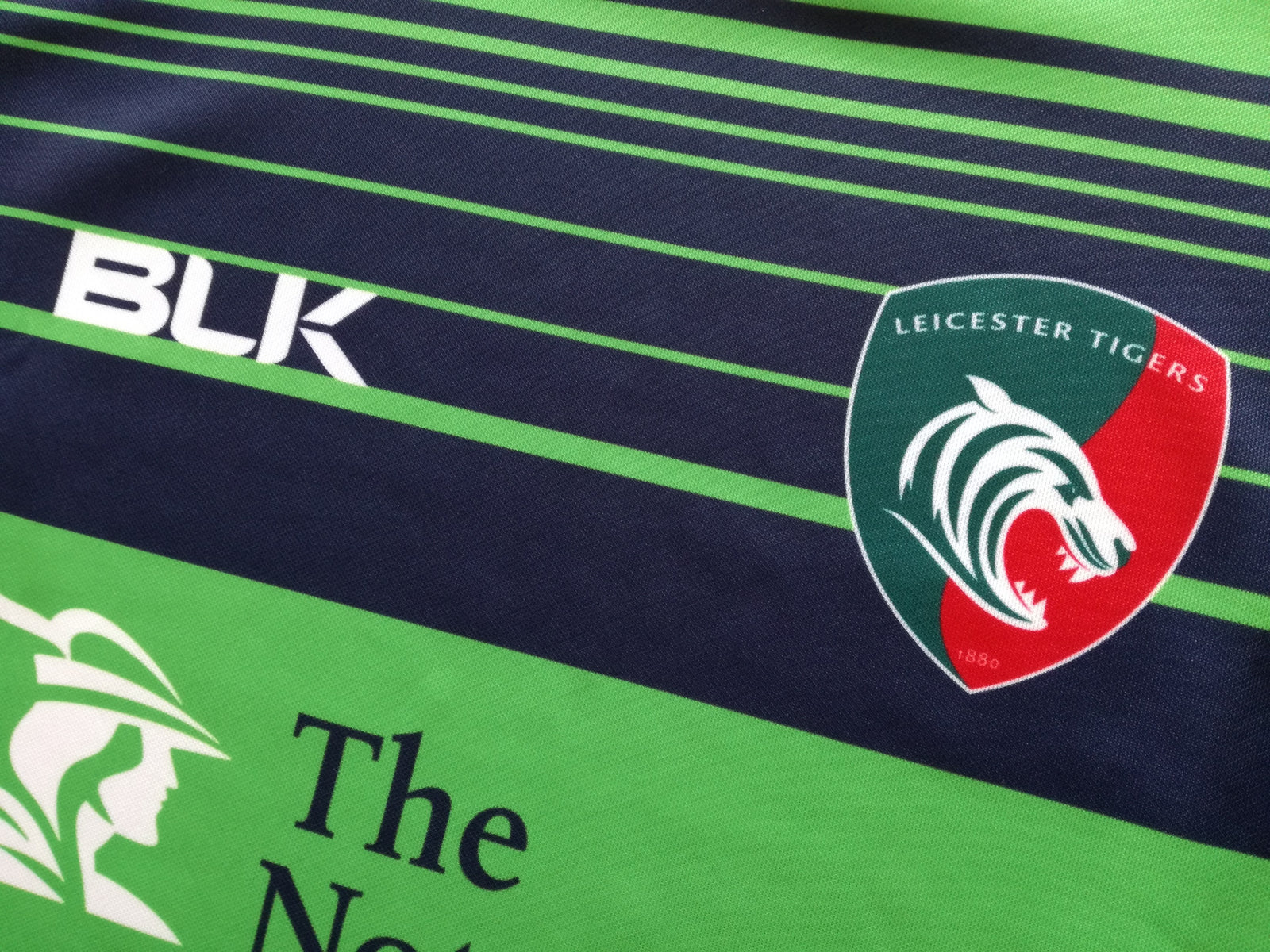 2014/15 Leicester Tigers Home 'Juniors' Rugby Shirt (S)