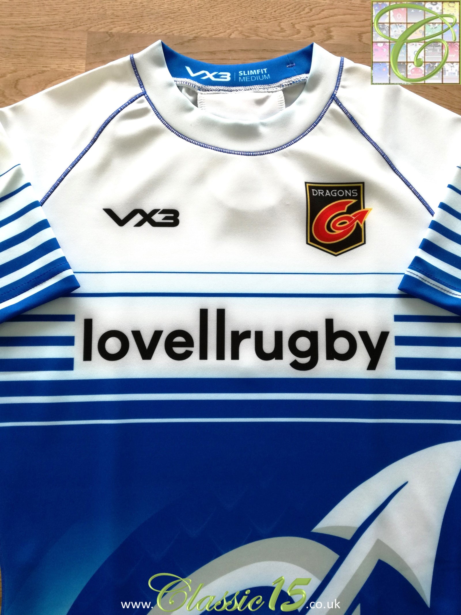 2018/19 Dragons Player Issue Training Shirt (M)