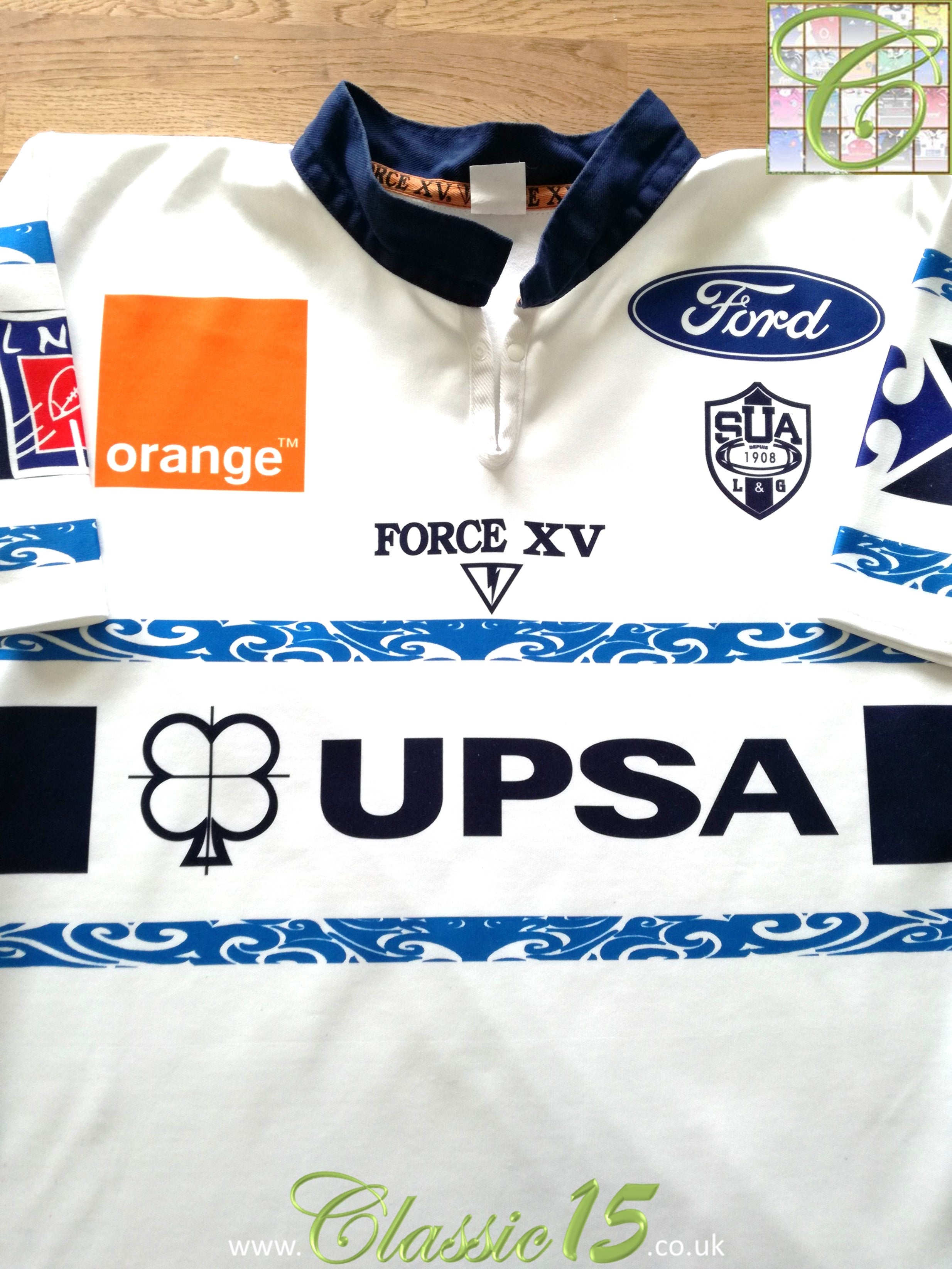 2001/02 SU Agen Home Rugby Shirt (XL)