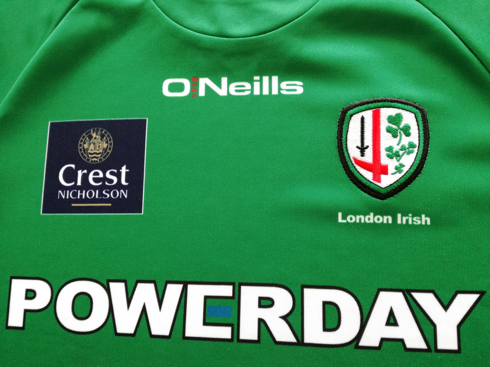 2014/15 London Irish Home Premiership Rugby Shirt (Signed) (L) *BNWT*