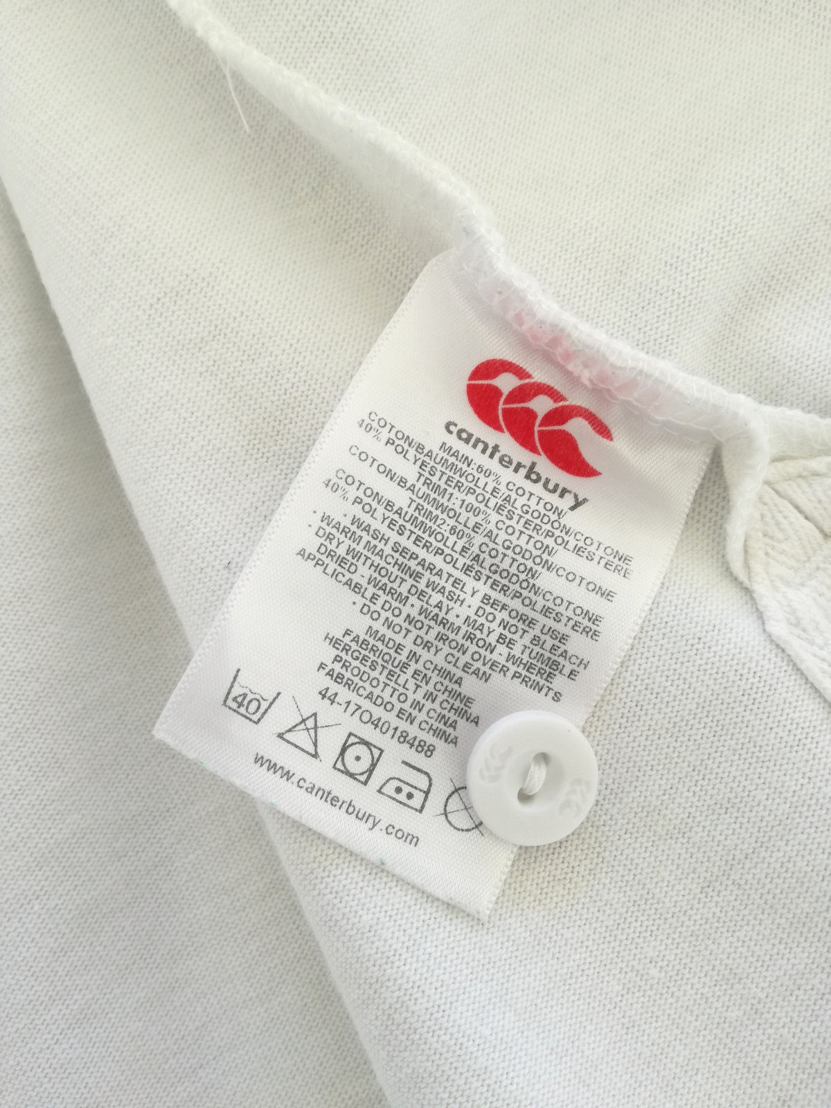 2015 England Home World Cup Rugby Shirt. (XXL)
