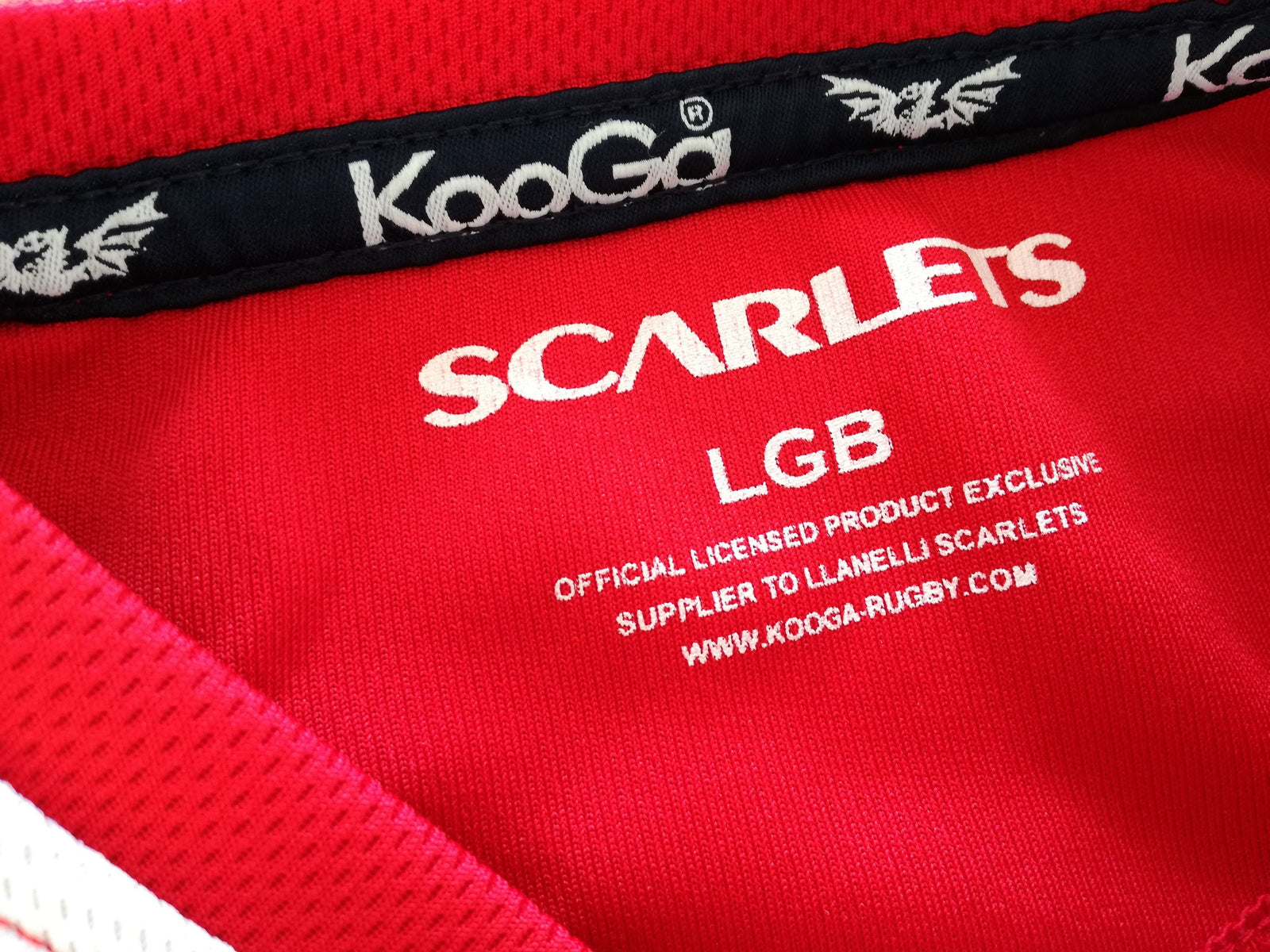 2008/09 Scarlets Home Rugby Shirt (Kids)
