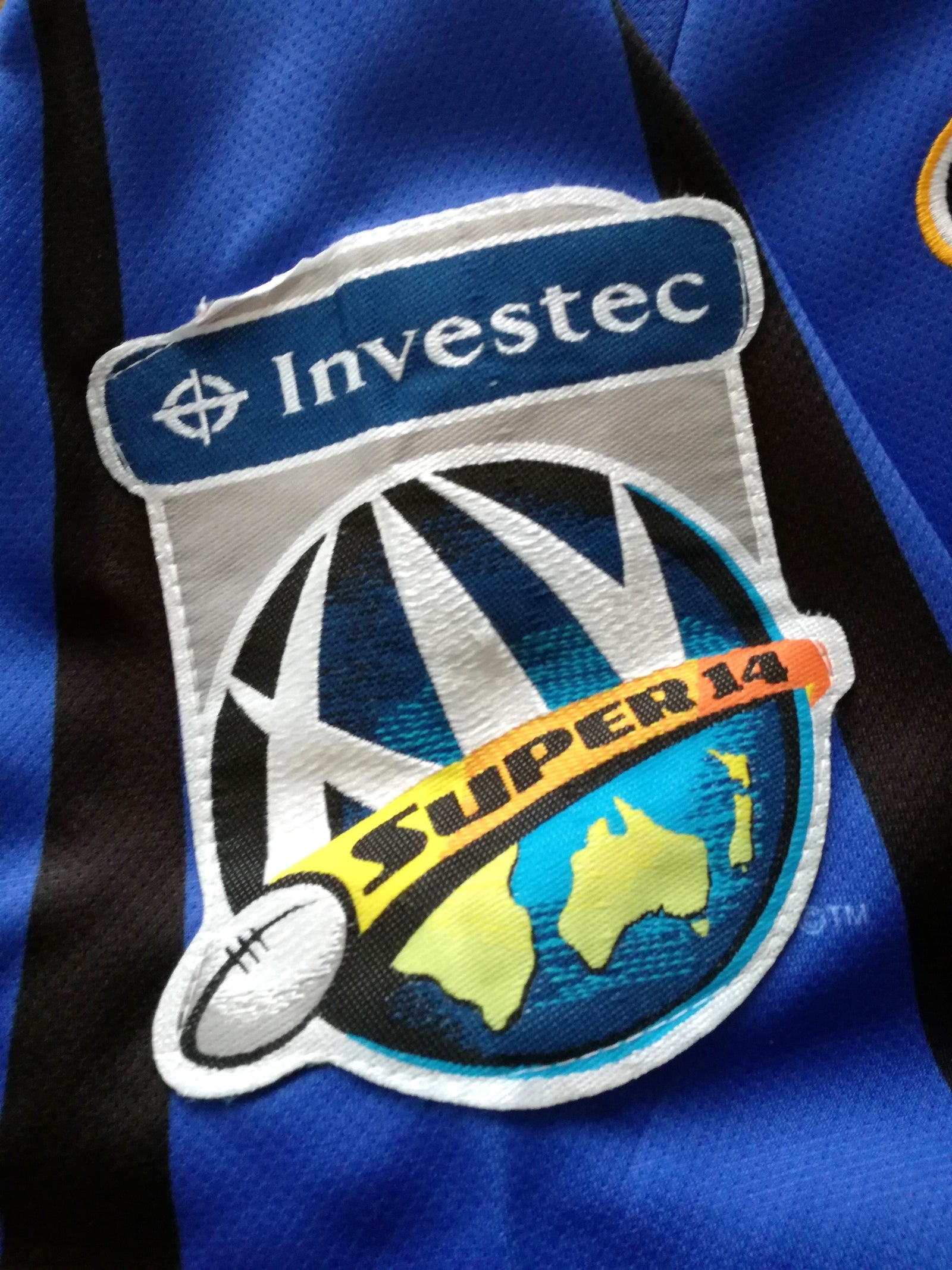 2007 Western Force Home Super14 Rugby Shirt (L)