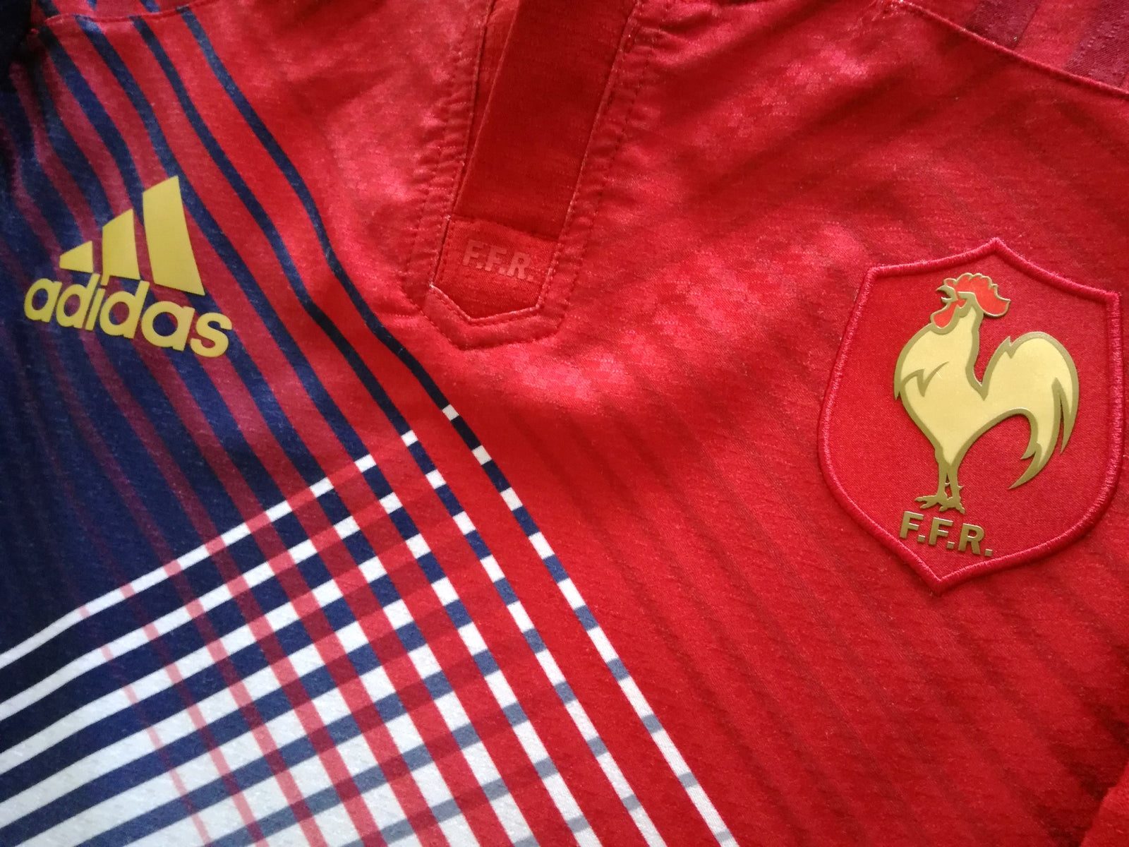 2015/16 France Away Player Issue Rugby Sevens Shirt (XXL) (10)
