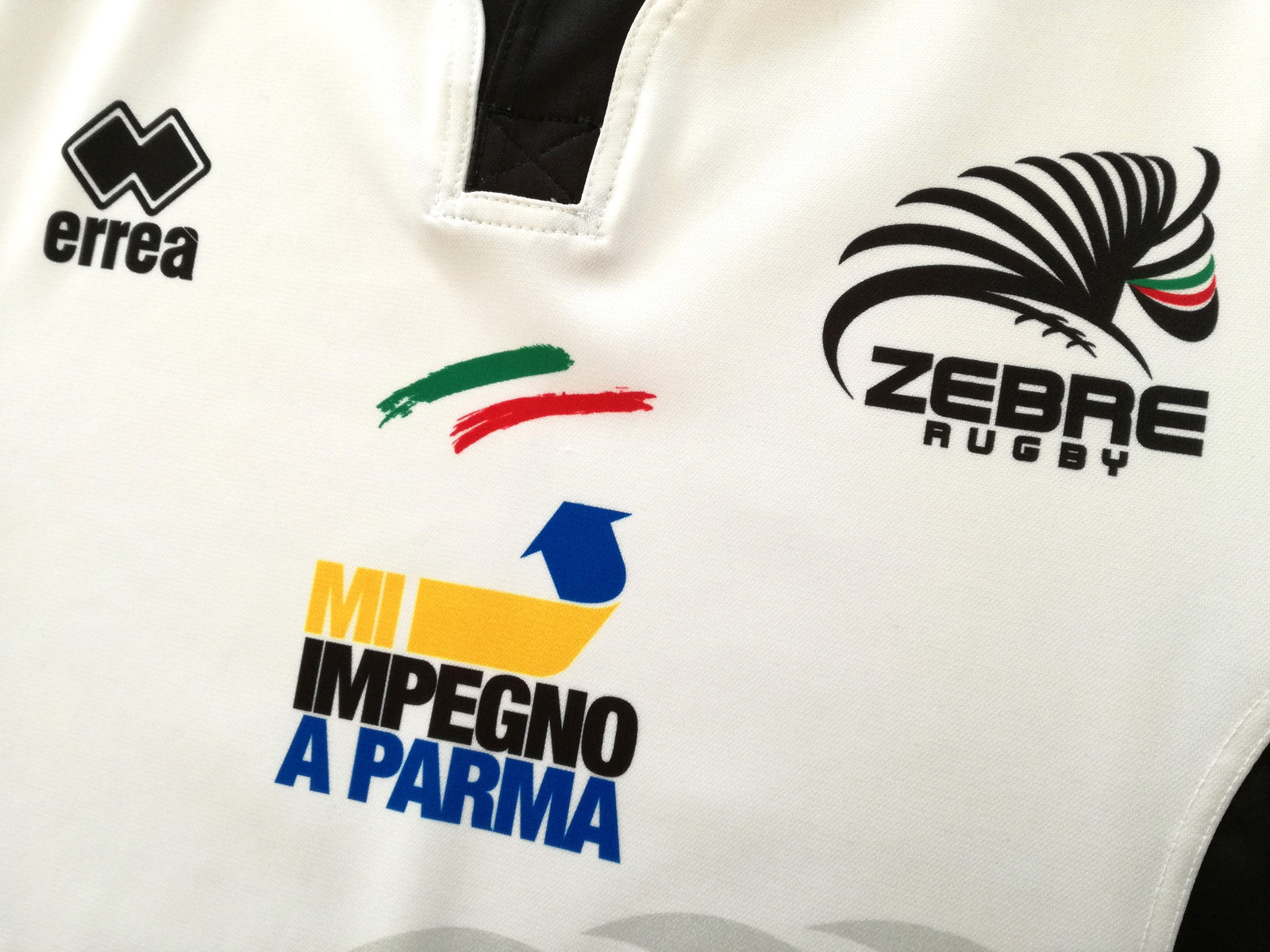 2014/15 Zebre Home Pro12 Rugby Shirt (M)