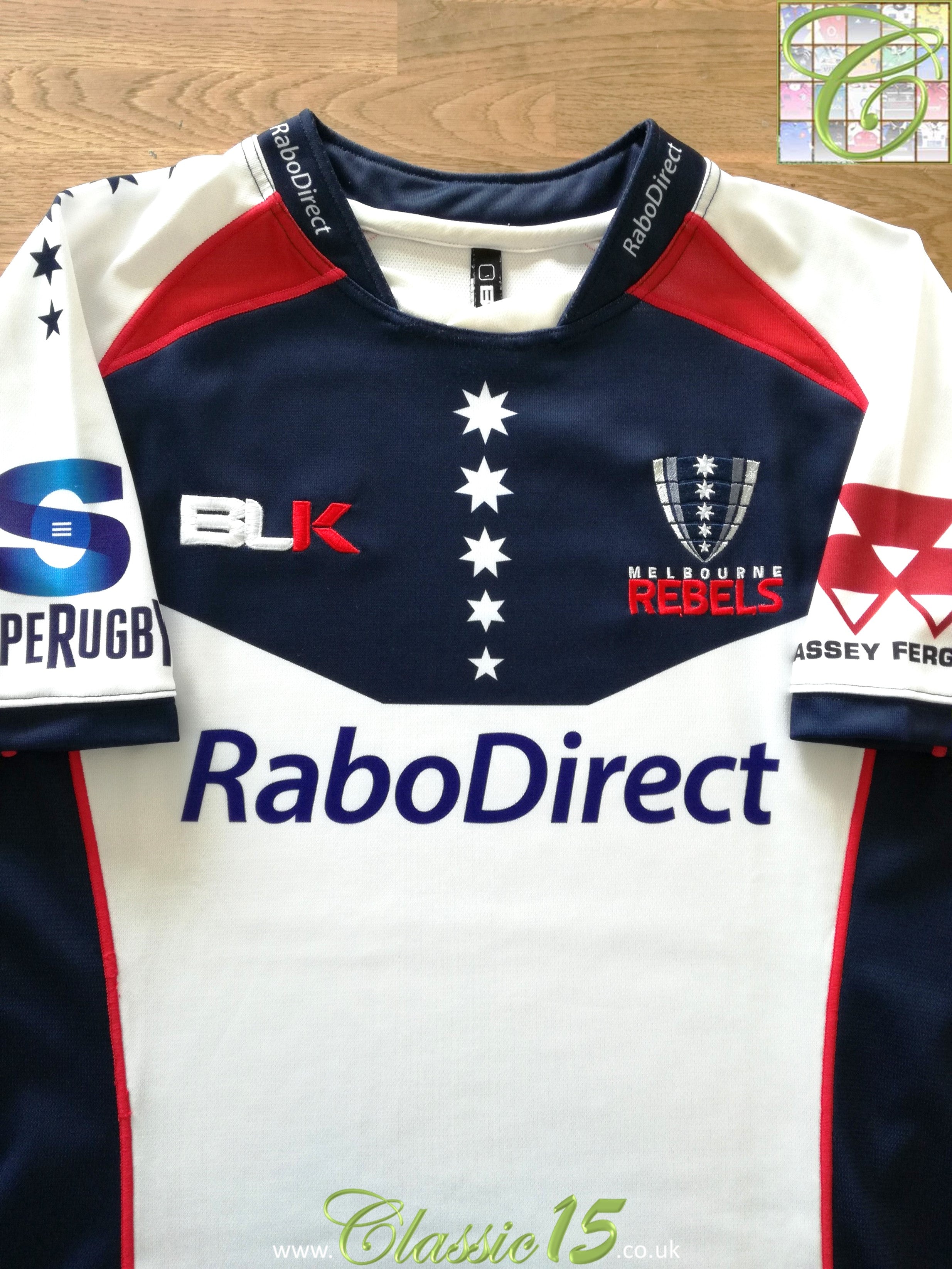2012 Melbourne Rebels Away Super Rugby Shirt (L)