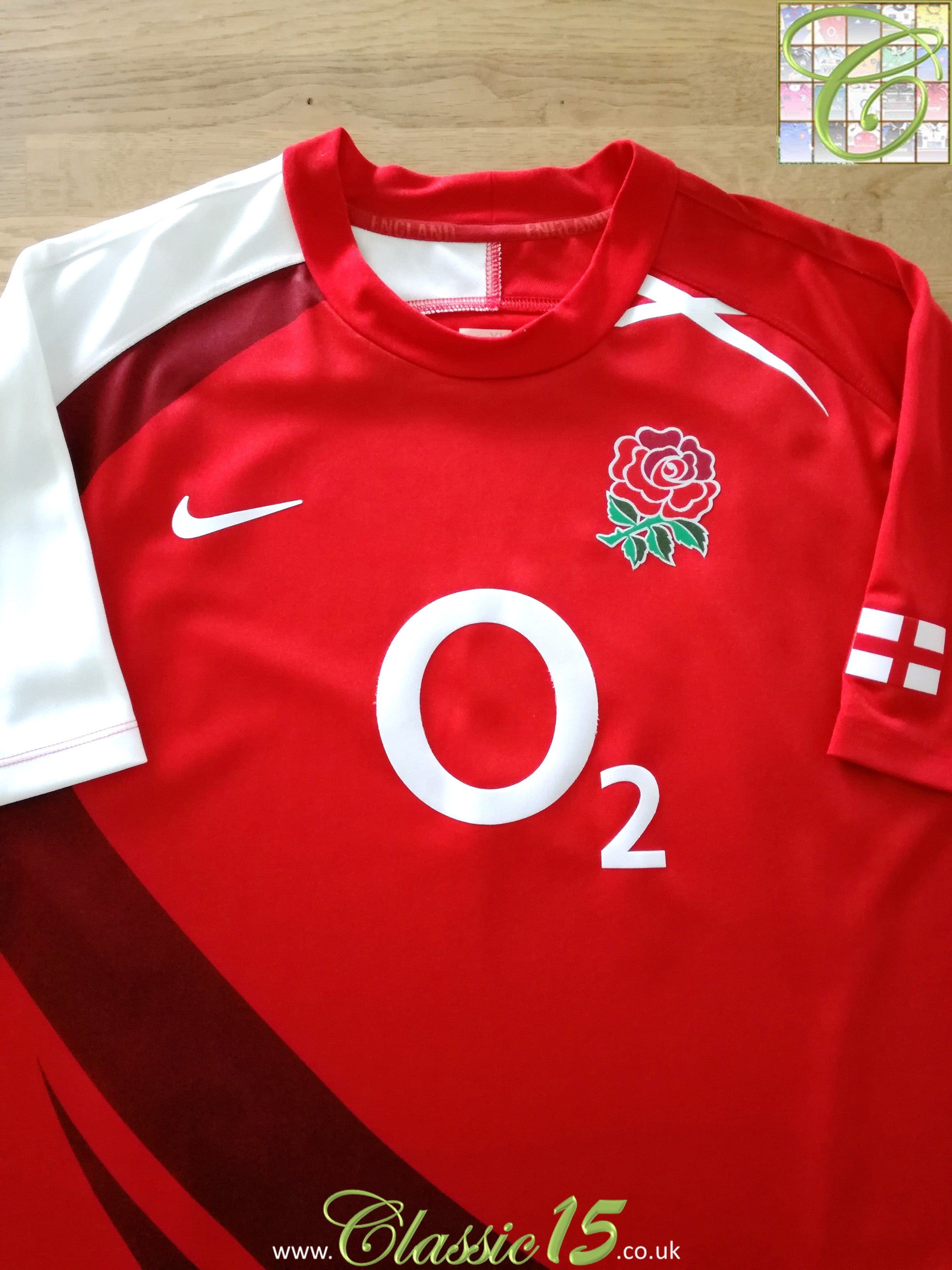 2007/08 England Away Pro-Fit Rugby Shirt (L)