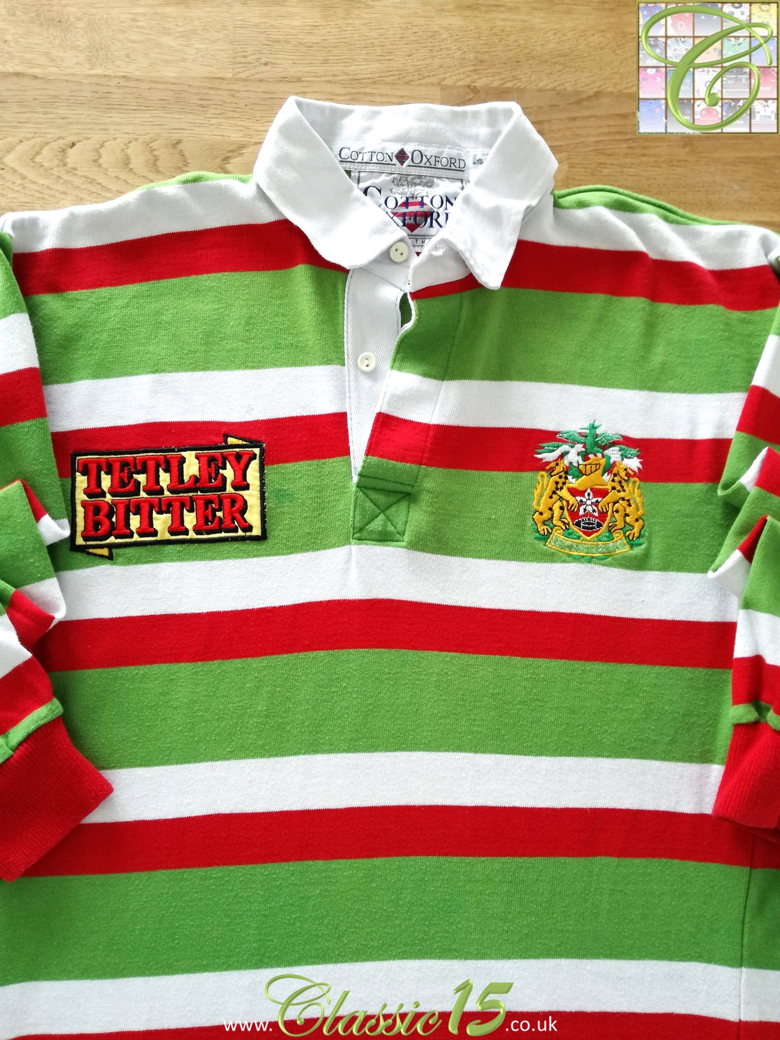 1993/94 Leicester Tigers Home Rugby Shirt