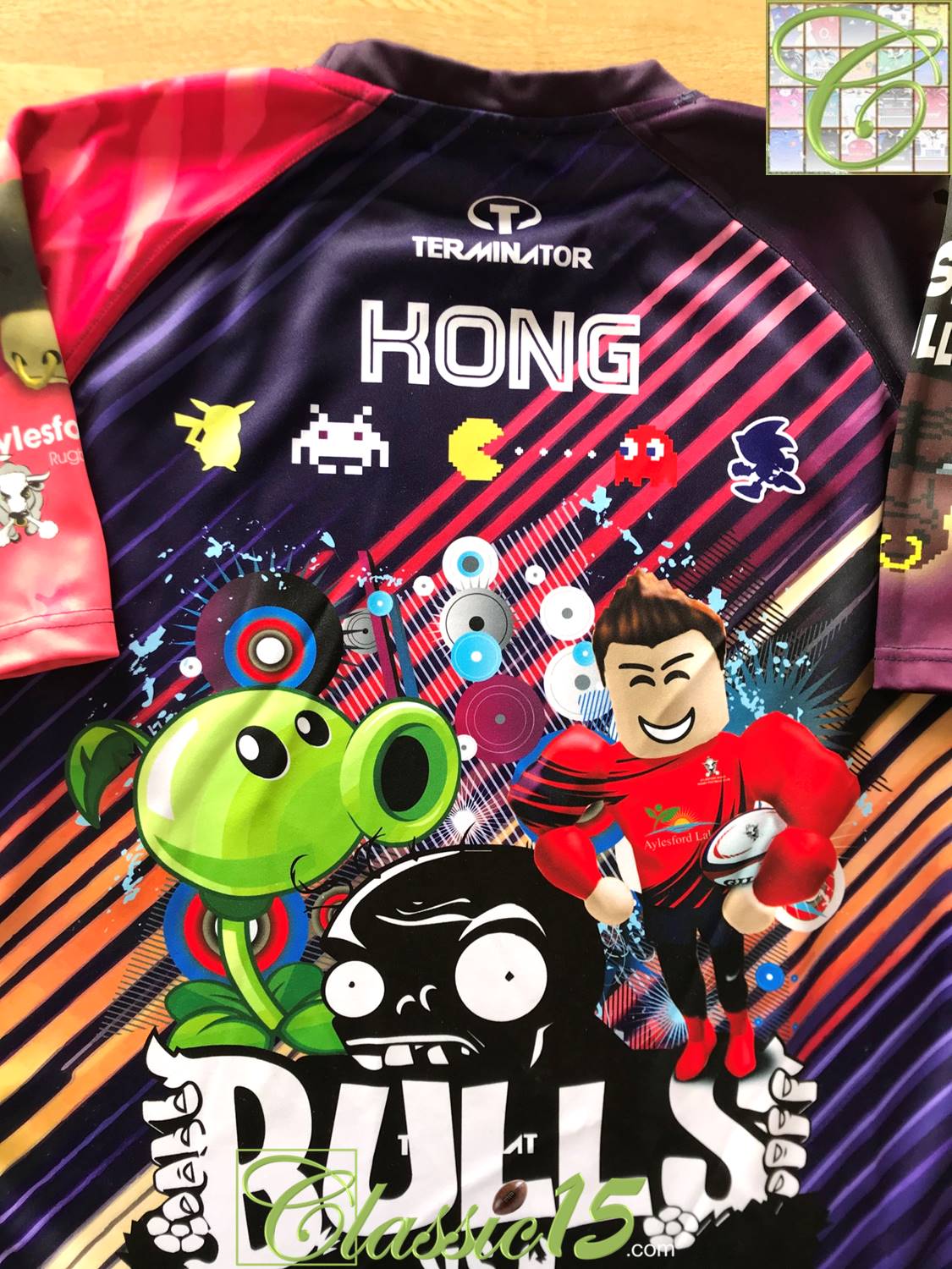 2019 Ayelsford Bulls Minis Tour Rugby Shirt (L)