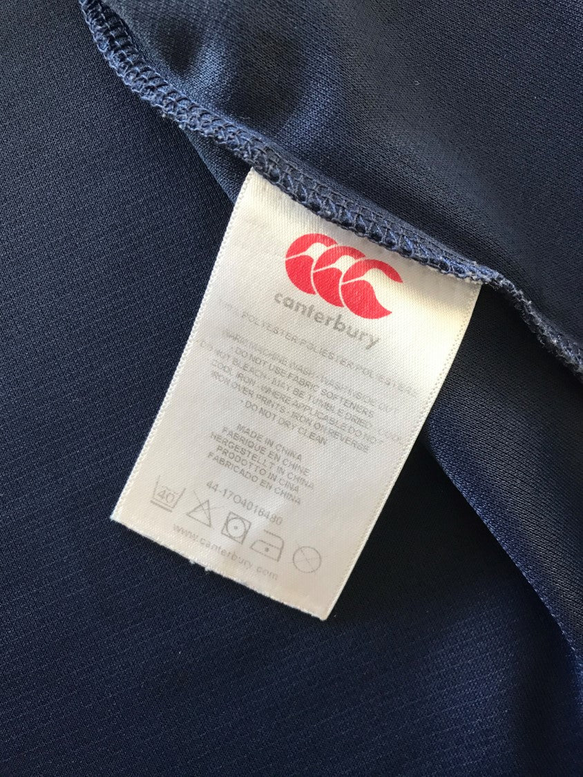 2015/16 England Rugby Training Shirt - Navy (XXL)